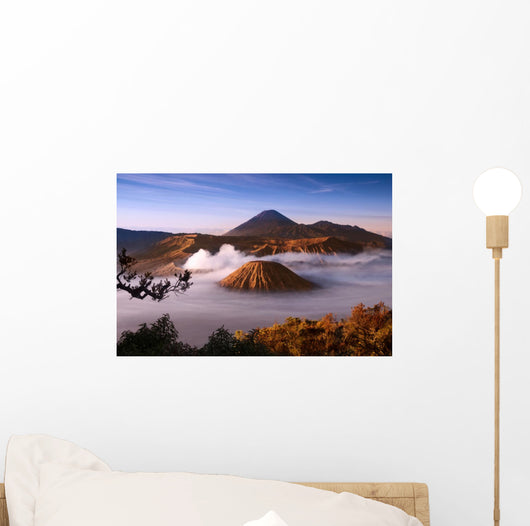 Volcano Wall Mural