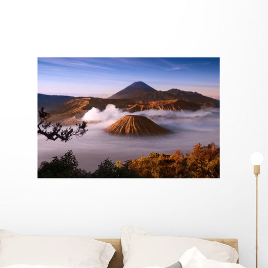 Volcano Wall Mural