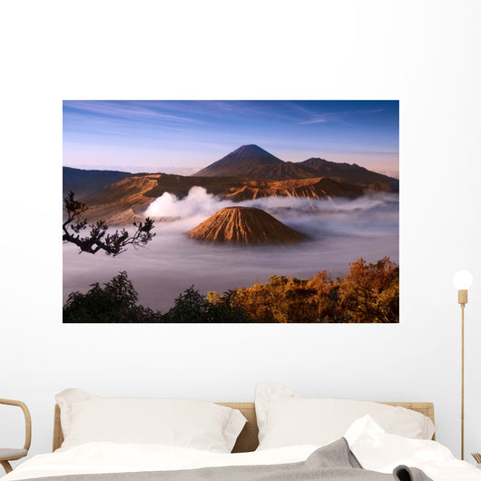 Volcano Wall Mural