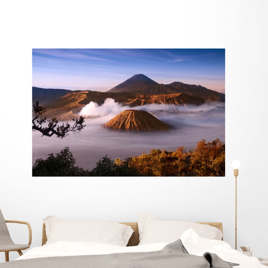 Volcano Wall Mural