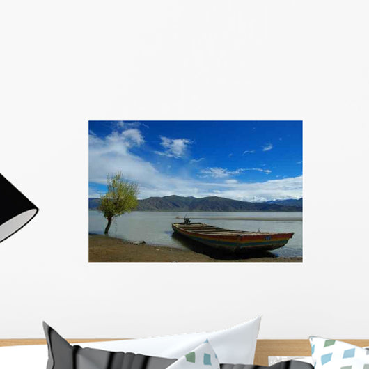 Boat One Brahmaputra River Wall Decal