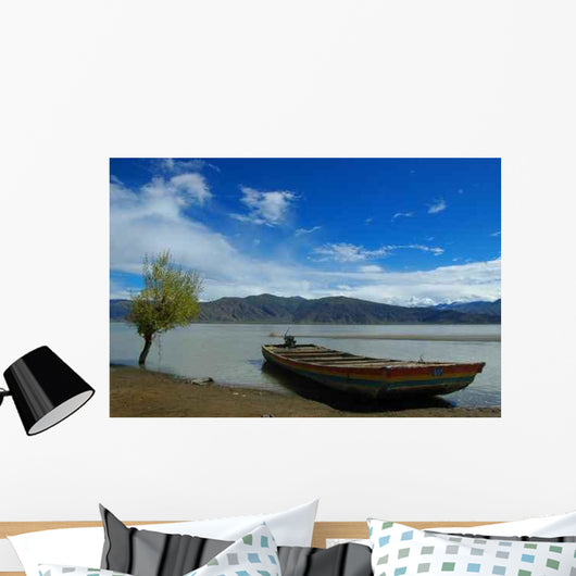Boat One Brahmaputra River Wall Decal