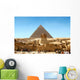 sphinx and pyramid - egypt Wall Mural