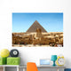 sphinx and pyramid - egypt Wall Mural