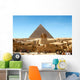 sphinx and pyramid - egypt Wall Mural