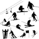 Set Ski Vector