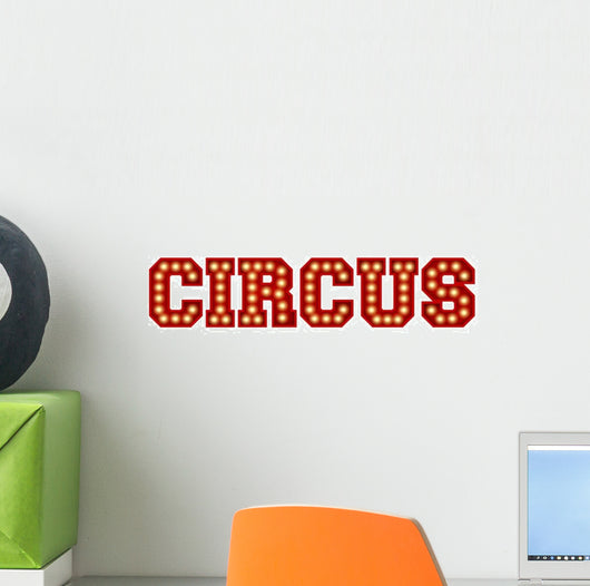 Circus Word Wall Decal