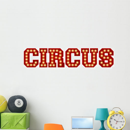 Circus Word Wall Decal
