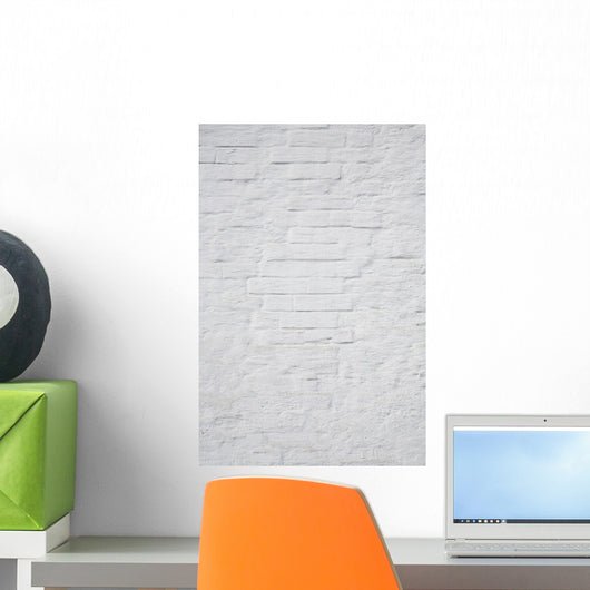 white brick wall Wall Mural