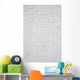 white brick wall Wall Mural