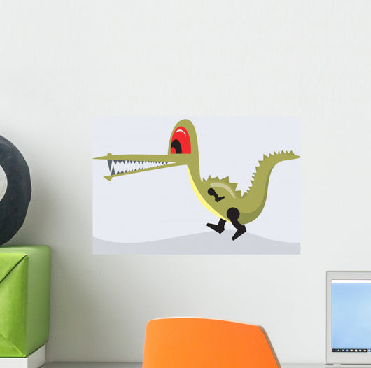 Illustration Crocodile Walking