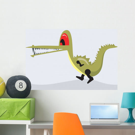 Illustration Crocodile Walking