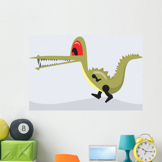 Illustration Crocodile Walking