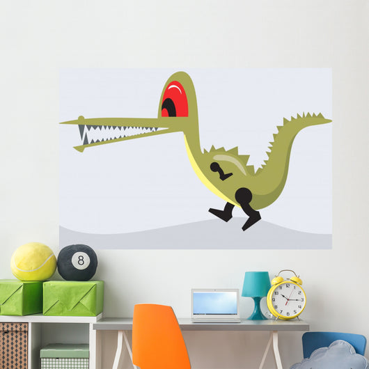 Illustration Crocodile Walking