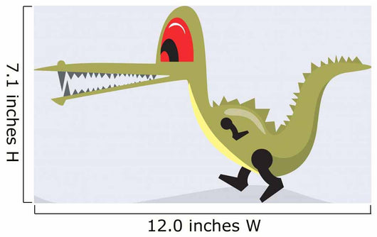 Illustration Crocodile Walking