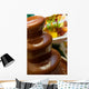 Fruit Berries Prepared for in Chocolate Fountain Wall Mural