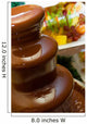 Fruit Berries Prepared for in Chocolate Fountain Wall Mural
