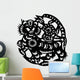 Chinese Zodiac of Tiger Wall Decal
