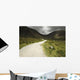 Lone Person Walking On A Path Leading Up To Mahon Falls Wall Mural