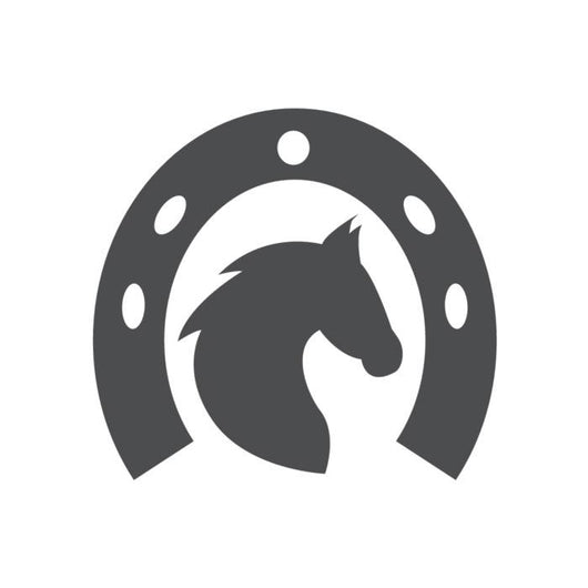 Horse Head and Horseshoe Wall Decal