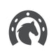 Horse Head and Horseshoe Wall Decal