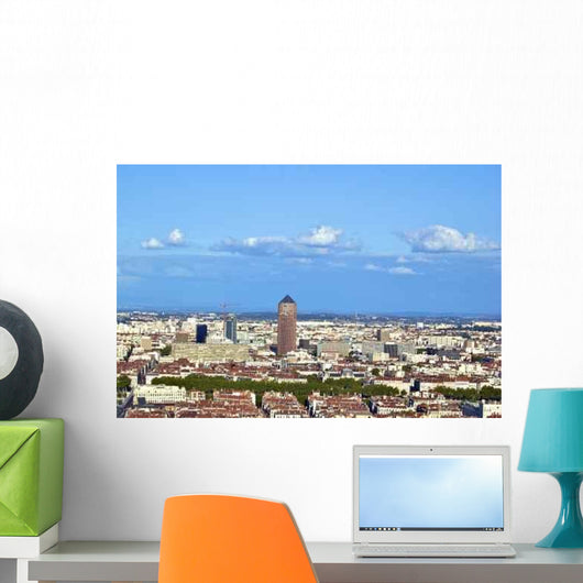 Vue La Tour Du Wall Decal