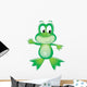 Green Frog Wall Decal