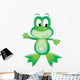 Green Frog Wall Decal