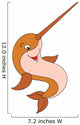 Narwhal Wall Decal