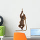 Sumatran Orangutan Hanging from Wall Decal Design 2