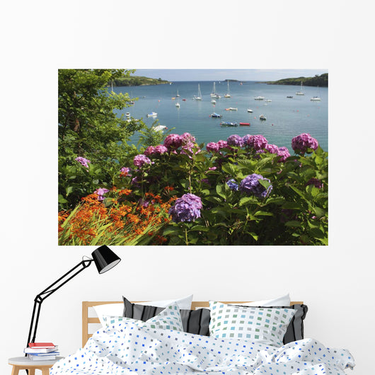 Bay Beside Glandore Village In West Cork In Munster Region Wall Mural