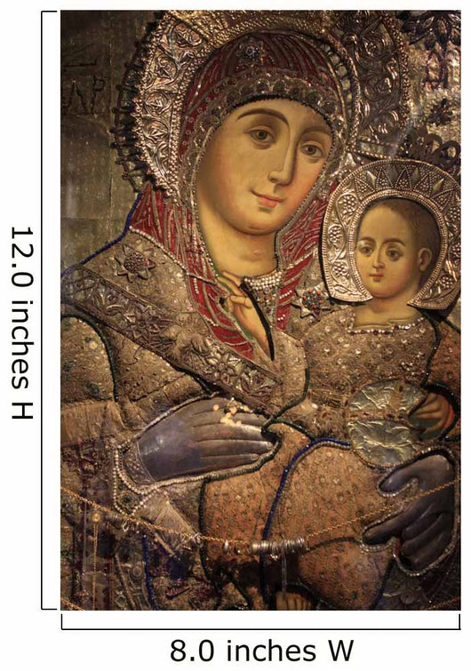 Virgin Mary of Bethlehem Icon Wall Mural