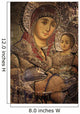 Virgin Mary of Bethlehem Icon Wall Mural