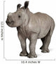 young White Rhinoceros Wall Decal