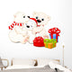 Christmas Polar Bear Family Wall Decal