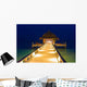 Water Cafe Night Wall Decal