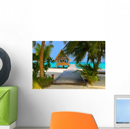 Diving Club on a Tropical Island Wall Mural