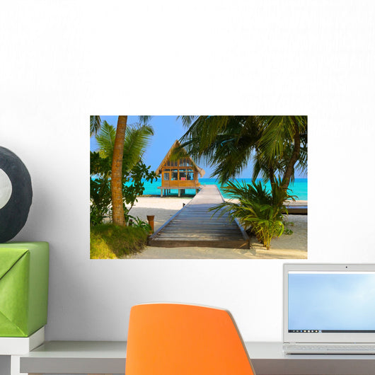 Diving Club on a Tropical Island Wall Mural