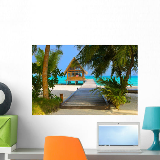 Diving Club on a Tropical Island Wall Mural