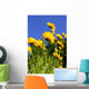 Yellow Flowers Wall Decal