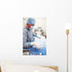 Veterniarian performing sterilization operation on dog Wall Mural