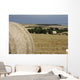 Straw Bales In A Field In East Cork In Munster Region Wall Mural