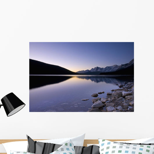 Sunrise On The Upper Lake Of Kananaskis Wall Mural