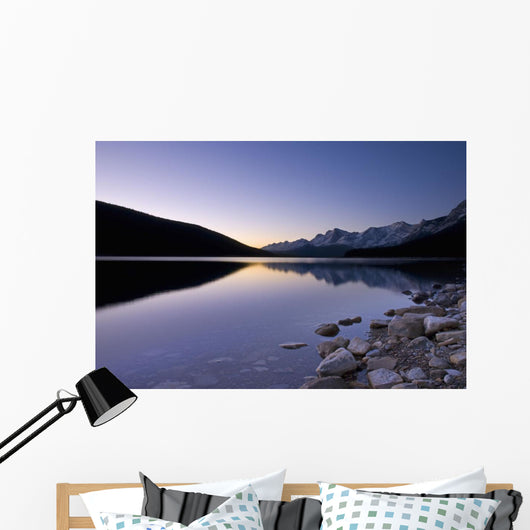 Sunrise On The Upper Lake Of Kananaskis Wall Mural