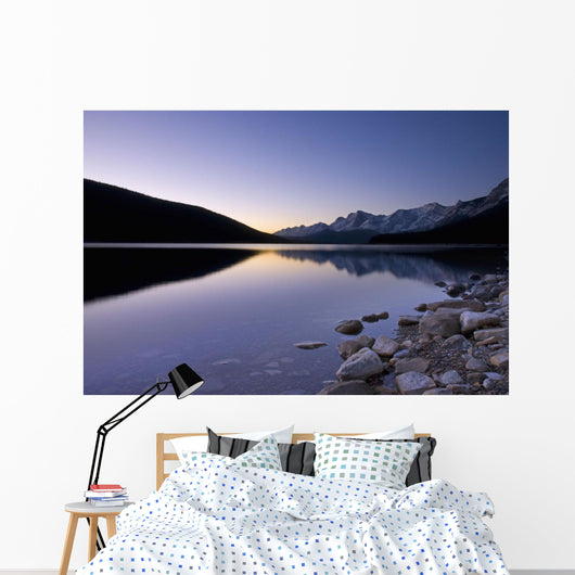 Sunrise On The Upper Lake Of Kananaskis Wall Mural