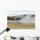 Mist Over A Lake In Autumn Wall Mural