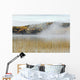 Mist Over A Lake In Autumn Wall Mural