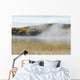 Mist Over A Lake In Autumn Wall Mural