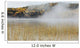 Mist Over A Lake In Autumn Wall Mural