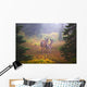 Deer In The Fog In Paradise Park In Mt Rainier National Park Wall Mural